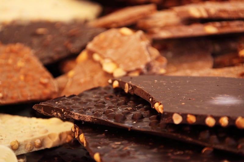 Assortment of gourmet chocolates