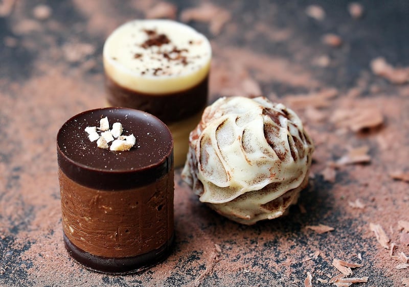 Delicious chocolate truffles